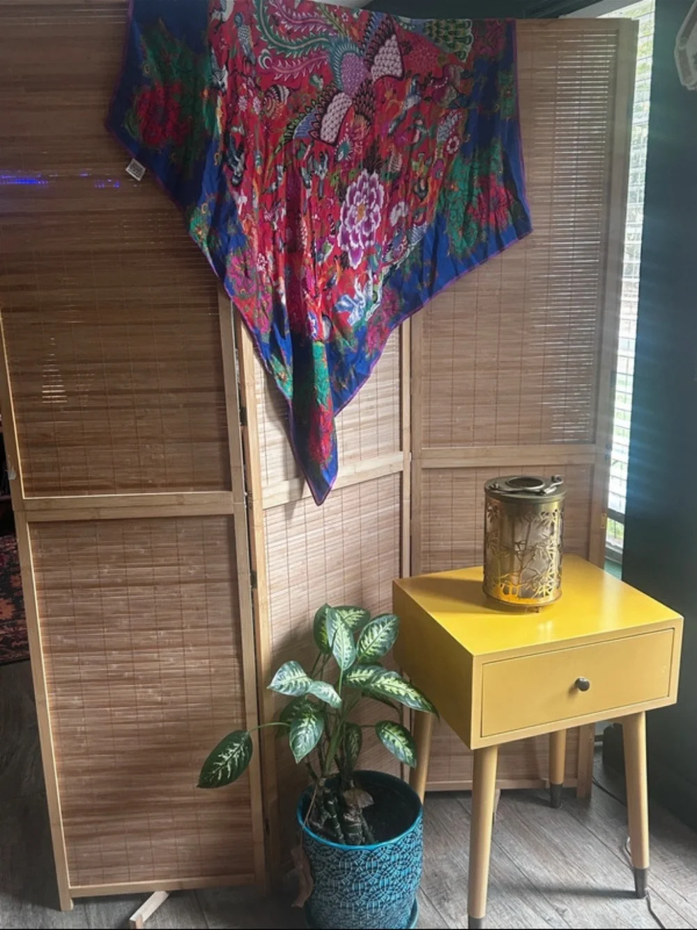 Vibrant women’s silk Scarf